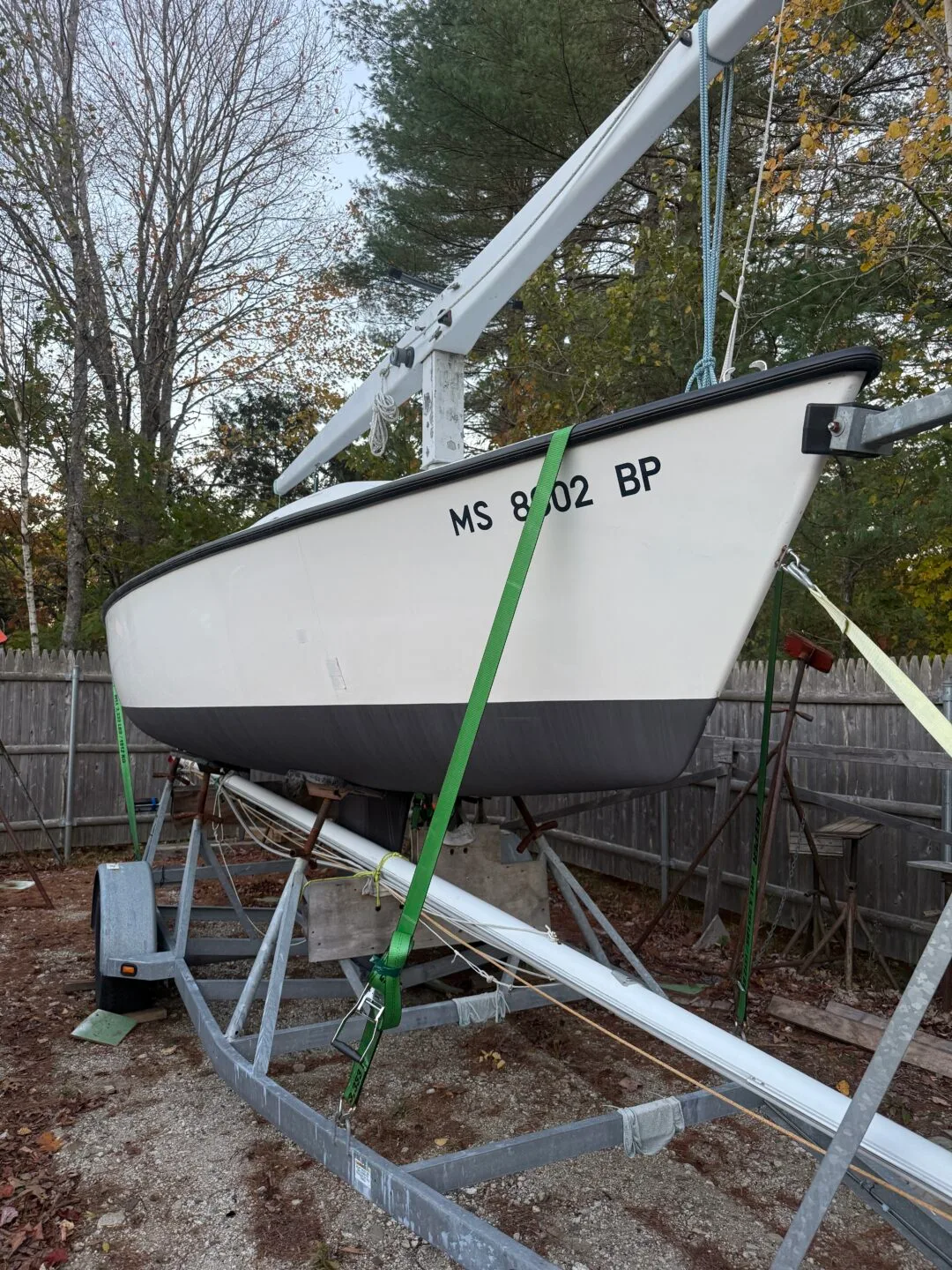 2009 Catalina 22 Sailboat & Triad Trailer